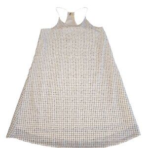 Truth White Dress with Black Grid Pattern Size: S‎ Excellent Used Condition